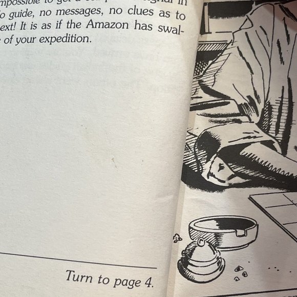 2005 Choose Your Own Adventure Paperback Book #9 Lost On The Amazon - Picture 15 of 16